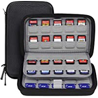 Los mejores  - Sisma Funda de juegos para guardar 80 cartuchos Nintendo Switch PS Vita o Tarjetas SD - Estuche cartuchos juego - color…